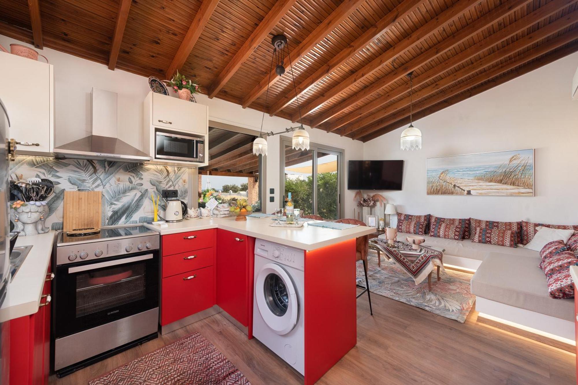 Aelia Sea View Bungalow 根纳迪 外观 照片